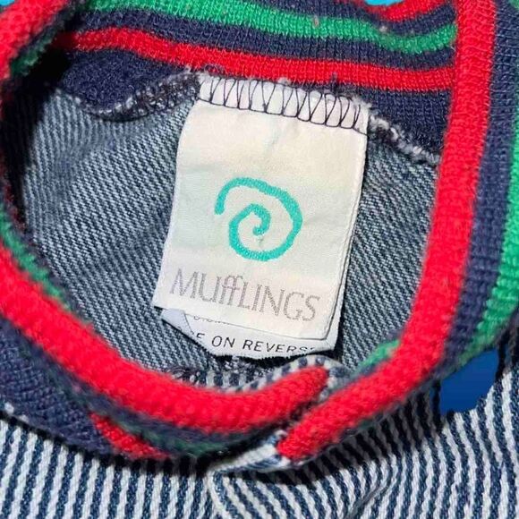 Vintage Mufflings 1 PC Denim All Star Outfit Size 2T - Picture 4 of 5